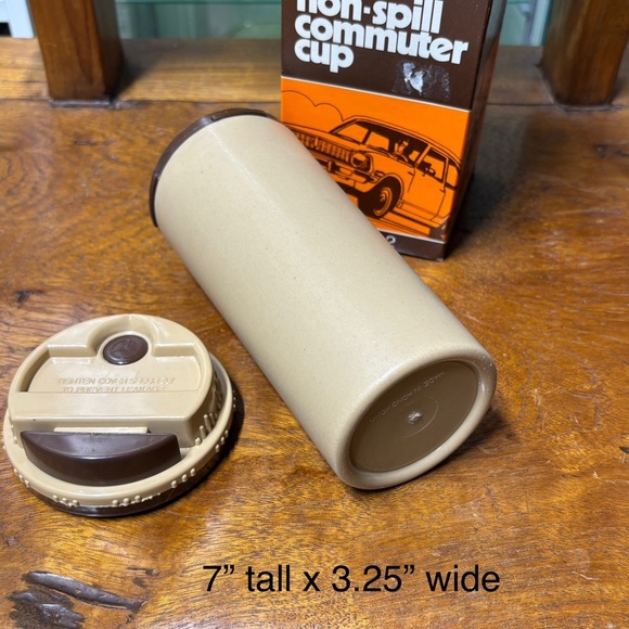 Vintage Canadian Tire unused commuter coffee or tea cup with original packaging - Picture 8 of 9